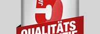 5 Jahre Qualitätsgarantie